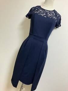  party .* beautiful goods Laguna Moon gorgeous race switch One-piece dress * navy S*9597