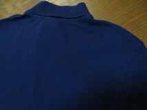 ＬＡＣＯＳＴＥ　ＣＥＬＥＢＲＡＴＩＮＧ　ＥＩＧＨＩＹ　ラコステ　８０周年記念モデル　　半袖かの子カットソー　３　紺系　ロゴワッペン_画像5