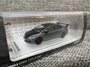 inno 64 1/64 ホンダ　シビック　タイプR FD2 香港限定　レアモデル　　マットグレー/ブラックカーボン　右ハンドル　civic TYPE-R