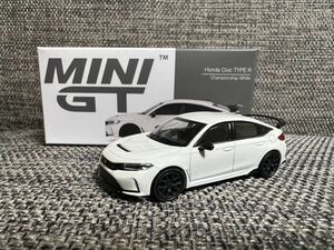 MINI GT 1/64 530 ホンダ シビック タイプR FL5 チャンピオンシップホワイト 右ハンドル MGT00530