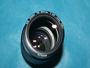 ★ 限定 超激安出品！ 希少！望遠ズーム！綺麗な完動品！★ ミノルタ MINOLTA NewMD 75-200mm F4.5 ※ SR , MD マウント！少難有り！EH0901