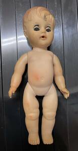昭和レトロ ソフビ 人形 　高さ約30cm メーカー不明