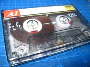 使用済み　中古　 カセットテープ　富士アクシアA1　Type1　 ノーマル　120分　1本　爪あり　No.1505