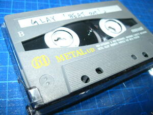 使用済み　中古　 カセットテープ　日立Maxell　MetalUD60　Type4　 メタル　60分　1本　爪なし　No.1511
