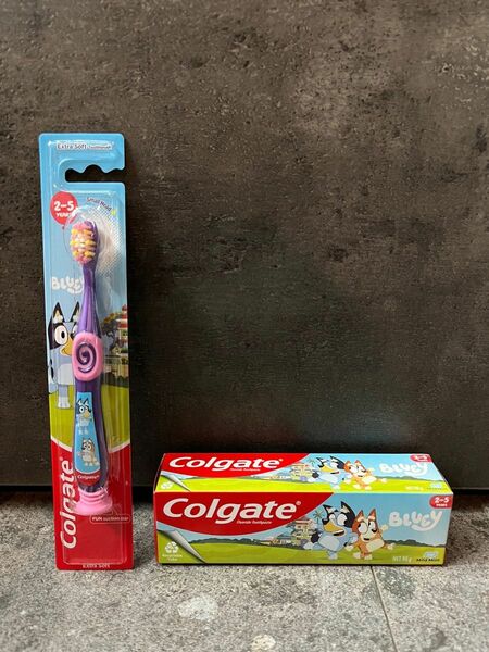 bluey colgate 歯ブラシ&歯磨き粉