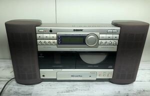 23M08-87N：ソニー SONY パーソナル オーディオ システム CD ラジカセ ZS-D7 テープ再生OK CD再生NG