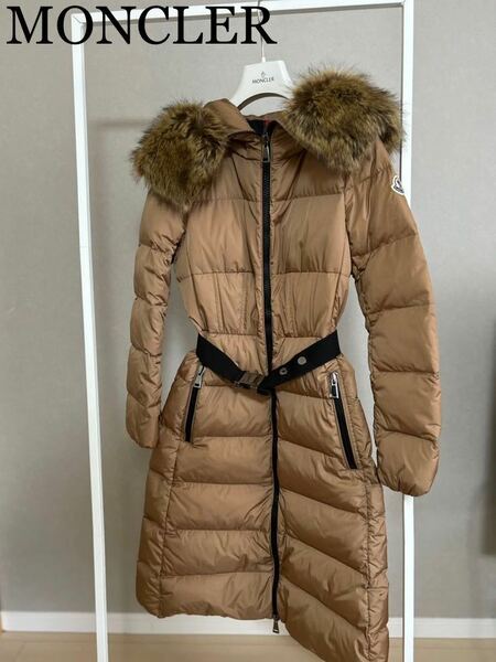 モンクレール★MONCLER★BOUCAGE★新作★ファーロングダウン★21年〜22年秋冬★超美品★正規品★