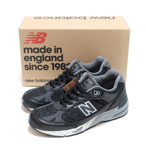 海外限定☆NEW BALANCE M991DJ HARRIS TWEED MADE IN ENGLAND BLACK US7 25cm ( ニューバランス M991 ハリスツイード ブラック 黒 UK製 )