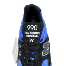 NEW BALANCE M990PL2 BLUE/BLACK MADE IN USA M990V2 US11.5 29.5cm ( ニューバランス M990 V2 ブルー/ブラック 青黒 アメリカ製 )_画像8