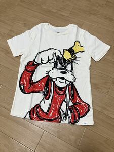 USED★GAP KIDS【ディズニー/グーフィー半袖Tシャツ】クリーム/130cm