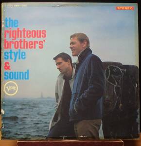 【MV086】THE RIGHTEOUS BROTHERS「Style & Sound (～の魅力)」, (66年頃) JPN 初回盤/ペラジャケ　★『Go Ahead And Cry』