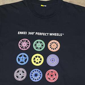 ◎ ENKEI 360° PERFECT WHEELS エンケイホイール Tシャツ shirt
