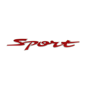 【正規品】 スズキ純正部品 ジムニー イグニス スイフト カプチーノ ワゴンR SX4 Sport スポーツ リア エンブレム レッド 77841-70L00-DFT