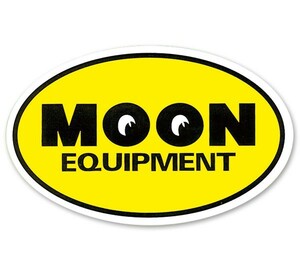 送料70円　MOON Equipment Oval ステッカー [DM170YE]　MOONEYES