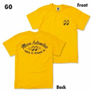送料200円　MOON Auto SFS Tシャツ [MQT175]　MOONEYES　Mサイズ GO