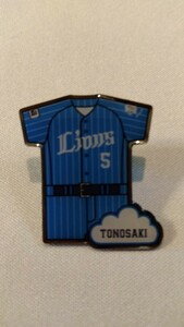 【外崎修汰】埼玉西武ライオンズ 蒼空ユニフォーム ピンバッジ ピンバッチ グッズ ガチャプロ野球 ライオンズフェスティバルズ 2023