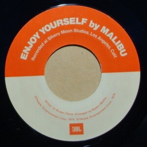 Funk/Soul◆USオリジ◆マイナーレーベル◆Malibu - Enjoy Yourself◆JBL◆7inch/7インチ/試聴/超音波洗浄