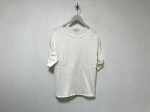 本物アーバンリサーチURBAN RESEARCHコットンスウェット半袖Tシャツメンズサーフアメカジビジネススーツクリーム白M日本製