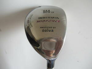 ★Daiwa ダイワ MID FORCE ユーティリティー M4 17° 純正カーボンシャフト R F478★レア★激安★中古★　★