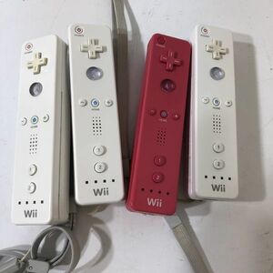 【送料無料】任天堂 Wii リモコン 4個 まとめて RVL-003 Nintendo 白 ピンク BB0802小2173/0830