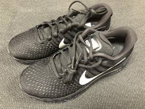  новый товар не использовался Nike air max 2017 черный 24cm Nike Air Max 2017 Black 7 внутренний стандартный товар 