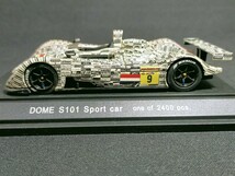 【 訳あり♪ 】 1/43 エブロ 1/43 レーシングカー コレクション エブロ 1/43 DOME 童夢 ドーム S101 スポーツカー テストカー ブラック_画像4