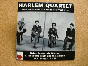 ＊【CD-R】HARLEM QUARTET／Live From Merkin Hall in New York City（輸入盤）紙ジャケット