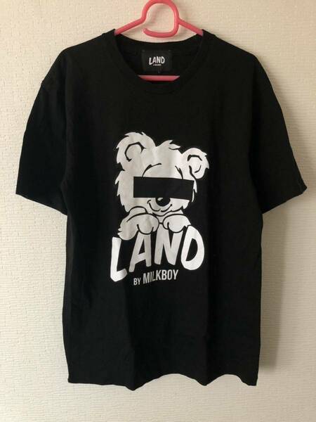 land by milkboy BEAR クマ 熊 Tシャツ ビッグシルエット
