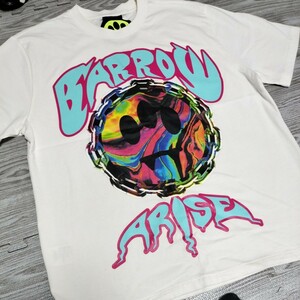 【古着】バロー◯BARROW★メンズTシャツ♪サイズL★ネオンカラー◯蛍光色