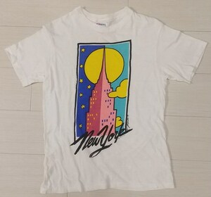 古着/Tシャツ/New York/What a Tee/Hanes/ヘインズ/Made in USA/米製/80's Vintage/ヴィンテージ/クラシック/アメカジ/オールド/レトロ