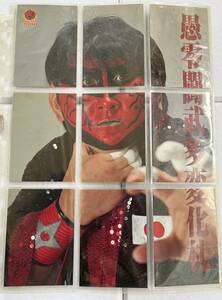 BANDAI 新日本プロレストレーディングカード2000 グレート・ムタ No.136 〜 144 愚零闘武多 変化札 9枚セット