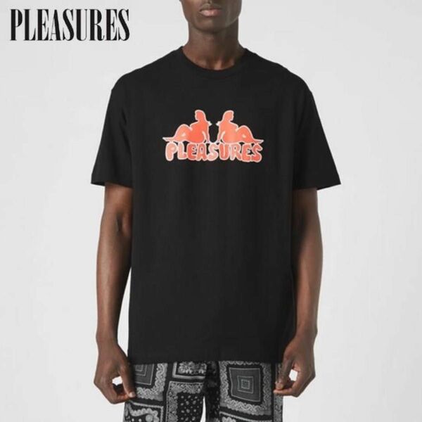 SALE 新品正規 Ｍ プレジャーズ PLEASURES THICC LOGO Tシャツ 半袖Tシャツ ユニセックス 最新トレンド