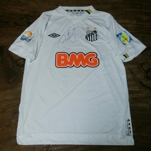 値下げ交渉 2011 クラブW杯 サントス ネイマール サイン入り UMBRO 検/FIFA CLUB WORLD CUP SANTOS BARCELONA NEYMAR AUTOGRAPH バルセロナ