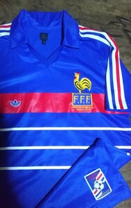 [値下げ交渉] フランス代表 EUROPEAN CHAMPIONS FRANCE 1984 ユニフォーム adidas originals 検)EURO 84 PLATINI ユーロ プラティニ Y2K