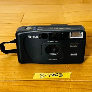 (s-1863)FUJI コンパクトカメラ CARDIA TRAVEL MINI dual-p 動作未確認 現状品