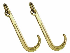 J type hook 2 pcs set ring attaching 15 -inch pulling hook traction chain for wrecker car winch loading car wrecker tool tool MYTEE made use animation have 