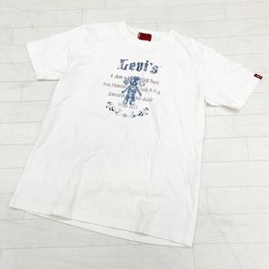 1144◎ Levi's RED TAB リーバイス レッドタブ トップス tシャツ カットソー クルーネック 半袖 プリント ホワイト メンズLの画像1
