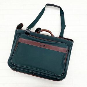 1147◎ Samsonite サムソナイト バッグ 鞄 ビジネス ブリーフケース ハンド ショルダー 斜めがけ グリーン メンズ