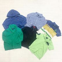 1150△ ①キッズまとめ売り 6点セット POLO RALPH LAUREN ラルフローレン トップス パーカー ポロシャツ ジャケット メンズ レディース_画像1