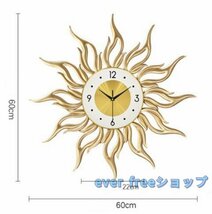 壁掛け時計 北欧 レトロ アンティーク ヨーロピアンスタイル デザイナーズ 人気 静か 装飾品 大きい おしゃれ 玄関 リビング インテリア_画像7