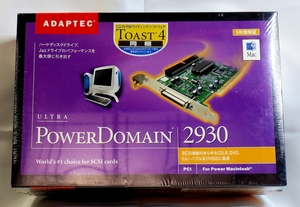 未開封新品 SCSIカード Adaptec ULTRA PowerDomain2930(AHA-2930CU) /Mac Power Macintosh用PCI 