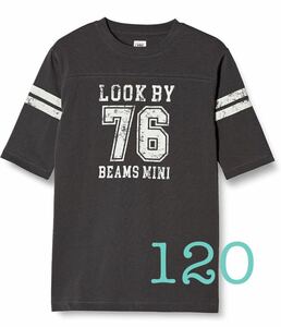 ふ23 ルック バイ ビームス ミニ　子供用ワンピース カレッジプリントワンピース ガールズ LOOK by BEAMS mini 120