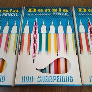 文具店在庫品☆Bensia【NON SHARPENING PENCIL】ロケットえんぴつ 6本入×3☆