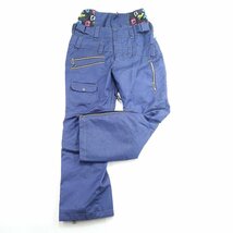 中古 2016年頃 SLQ BOOTCUT DENIM PT レディースSサイズ スノーボードパンツウェア エスエルキュー_画像1