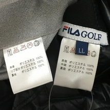 【美品】フィラゴルフ 中綿リバーシブルベスト付き 2WAYスニードブルゾン ネイビー×黒 メンズ LL ゴルフウェア FILA GOLF_画像9