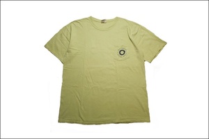 【L】 10's COMFORT COLOR'S コンフォートカラー ポケット Tシャツ 黄緑 両面 BUDDY WALKビンテージ ヴィンテージ USA 古着 オールド IB987