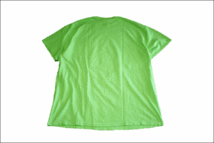 【XL】 GILDAN ギルダン Tシャツ コットン 黄緑 プリント ビンテージ ヴィンテージ USA 古着 オールド IB1179_画像2