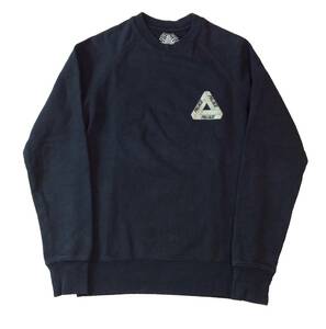 PALACE skateboards パレス バックプリント ラグラン スウェット トレーナー ブラック 黒 メンズ S 