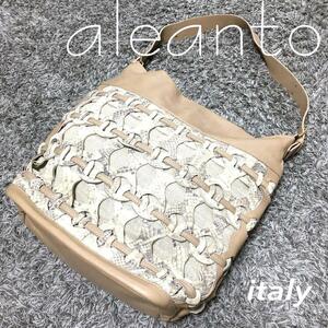 aleanto イタリア製ショルダーバッグ