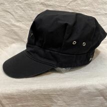 NEIGHBORHOOD ネイバーフッド MIL COTTON RAILROAD CAP キャップ サイズL ブラック 帽子 ワーク_画像2